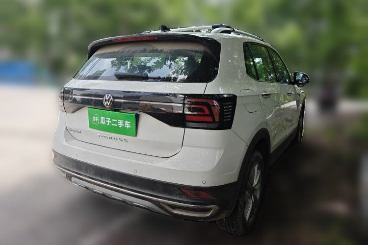 Used Volkswagen T-Cross 2021 280TSI DSG Comfort Edition Rear Right 45 Deg