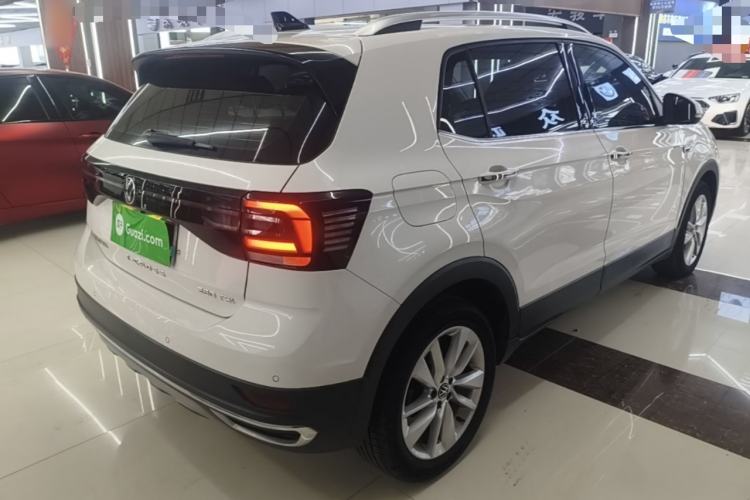 Used Volkswagen T-Cross 2021 280TSI DSG Comfort Edition Rear Right 45 Deg