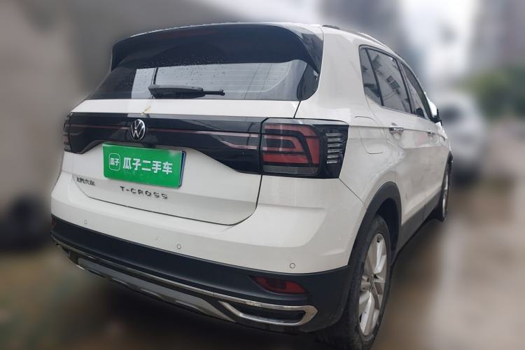 Used Volkswagen T-Cross 2021 1.5L Automatic Comfort Edition Rear Right 45 Deg