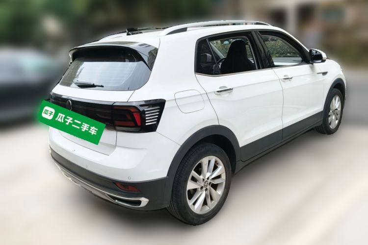 Used Volkswagen T-Cross 2021 1.5L Automatic Comfort Edition Rear Right 45 Deg