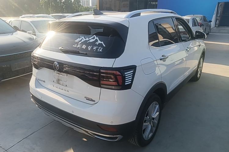 Used Volkswagen T-Cross 2021 1.5L Automatic Comfort Edition Rear Right 45 Deg