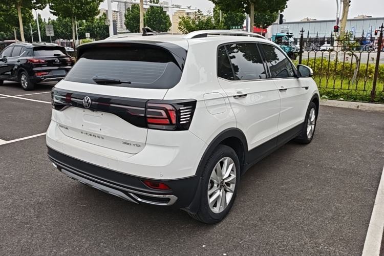 Used Volkswagen T-Cross 2021 280TSI DSG Comfort Edition Rear Right 45 Deg