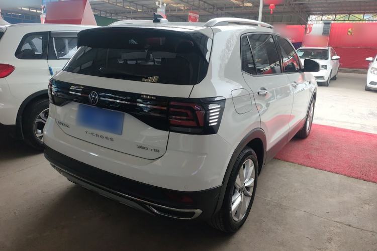Used Volkswagen T-Cross 2021 280TSI DSG Comfort Edition Rear Right 45 Deg
