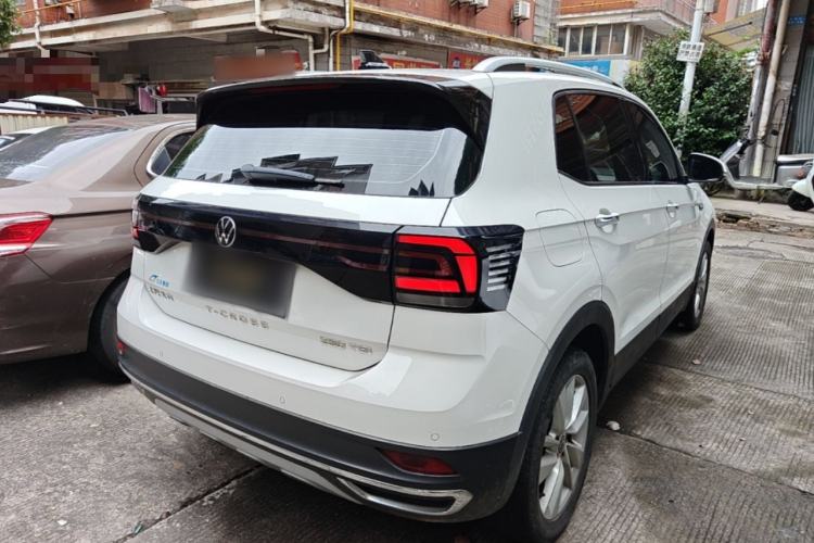 Used Volkswagen T-Cross 2021 280TSI DSG Comfort Edition Rear Right 45 Deg