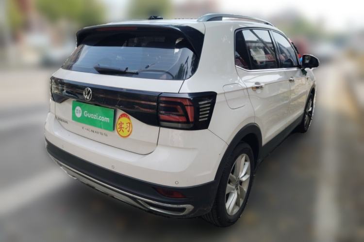 Used Volkswagen T-Cross 2021 1.5L Automatic Comfort Edition Rear Right 45 Deg