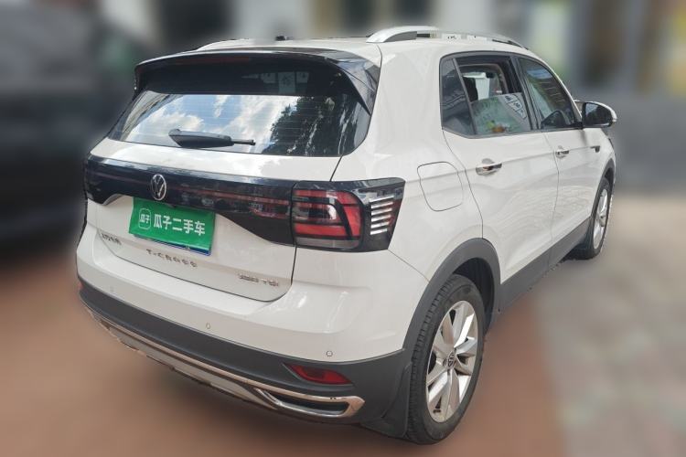 Used Volkswagen T-Cross 2021 280TSI DSG Comfort Edition Rear Right 45 Deg