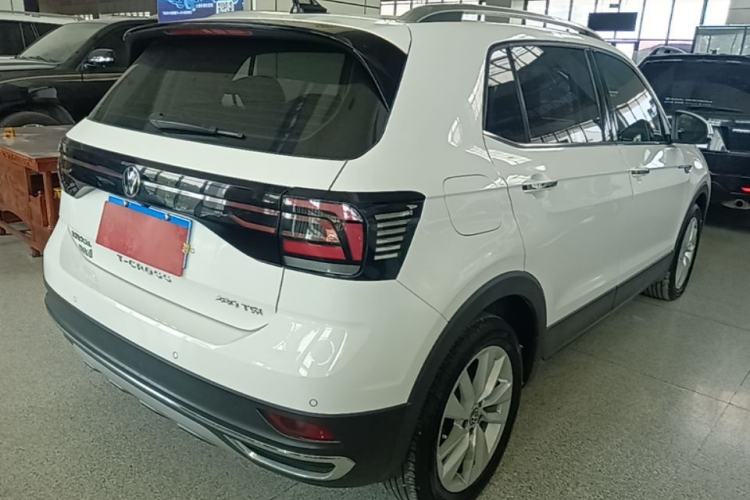 Used Volkswagen T-Cross 2021 280TSI DSG Comfort Edition Rear Right 45 Deg