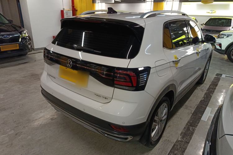 Used Volkswagen T-Cross 2021 280TSI DSG Comfort Edition Rear Right 45 Deg