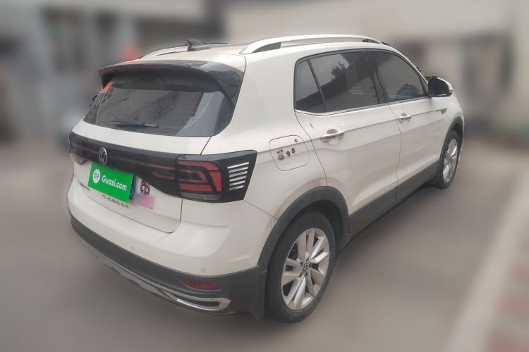 Used Volkswagen T-Cross 2021 1.5L Automatic Comfort Edition Rear Right 45 Deg