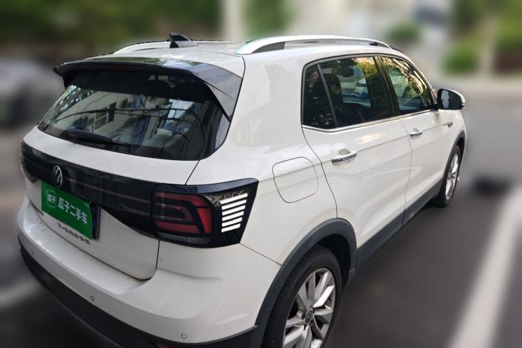 Used Volkswagen T-Cross 2021 1.5L Automatic Comfort Edition Rear Right 45 Deg