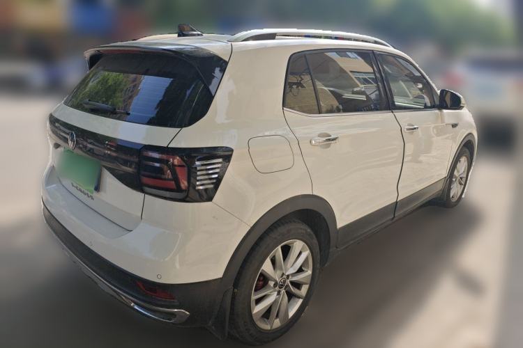Used Volkswagen T-Cross 2021 1.5L Automatic Comfort Edition Rear Right 45 Deg