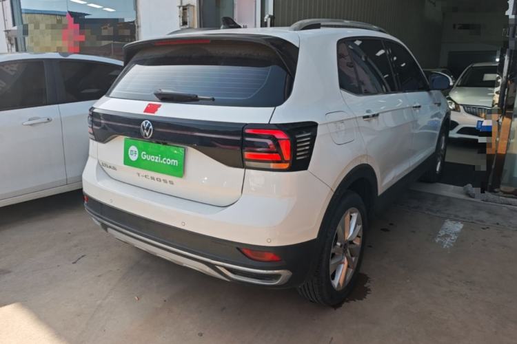 Used Volkswagen T-Cross 2021 1.5L Automatic Comfort Edition Rear Right 45 Deg
