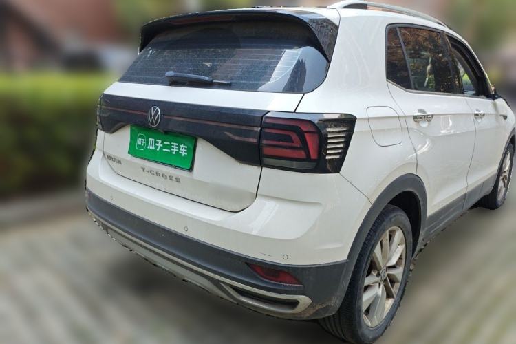 Used Volkswagen T-Cross 2021 280TSI DSG Comfort Edition Rear Right 45 Deg