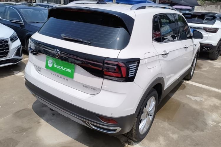 Used Volkswagen T-Cross 2021 280TSI DSG Comfort Edition Rear Right 45 Deg