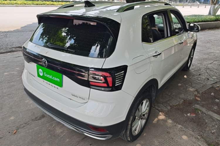 Used Volkswagen T-Cross 2021 280TSI DSG Comfort Edition Rear Right 45 Deg