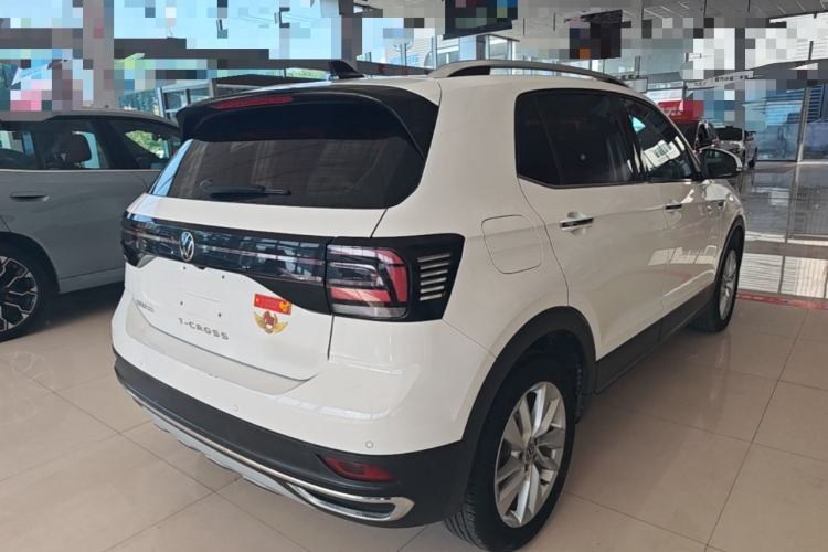 Used Volkswagen T-Cross 2021 280TSI DSG Comfort Edition Rear Right 45 Deg