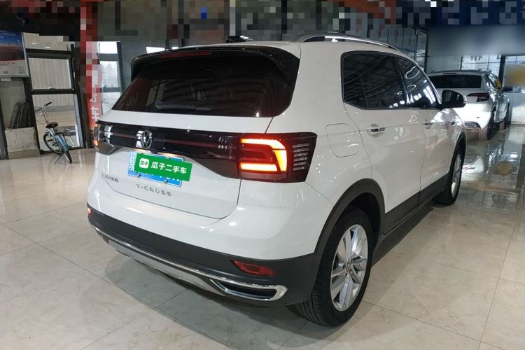 Used Volkswagen T-Cross 2021 1.5L Automatic Comfort Edition Rear Right 45 Deg