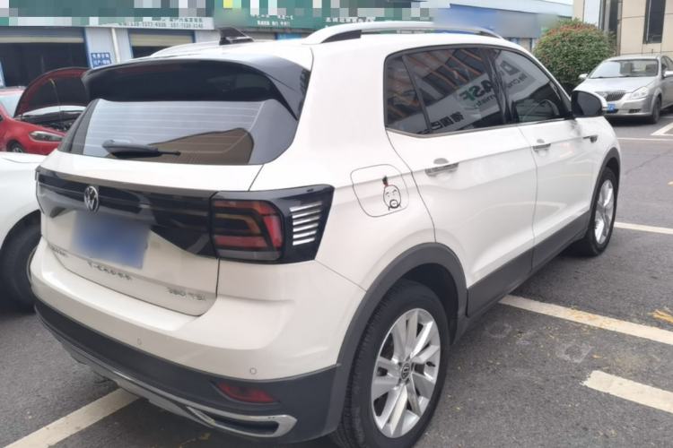 Used Volkswagen T-Cross 2021 280TSI DSG Comfort Edition Rear Right 45 Deg