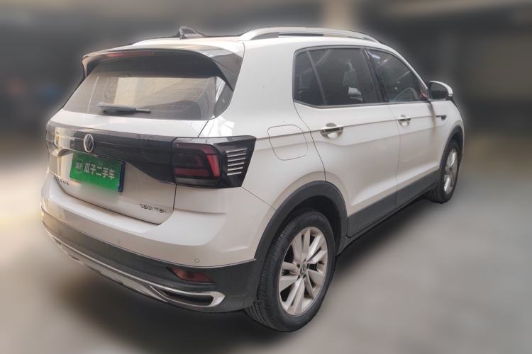 Used Volkswagen T-Cross 2021 280TSI DSG Comfort Edition Rear Right 45 Deg