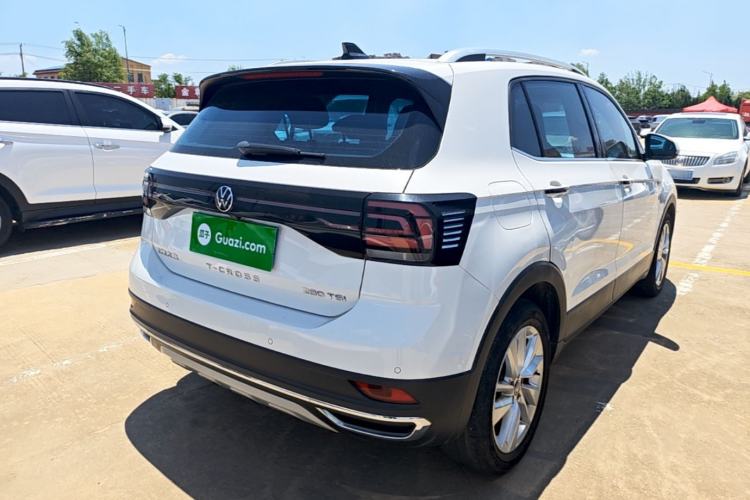 Used Volkswagen T-Cross 2021 280TSI DSG Comfort Edition Rear Right 45 Deg