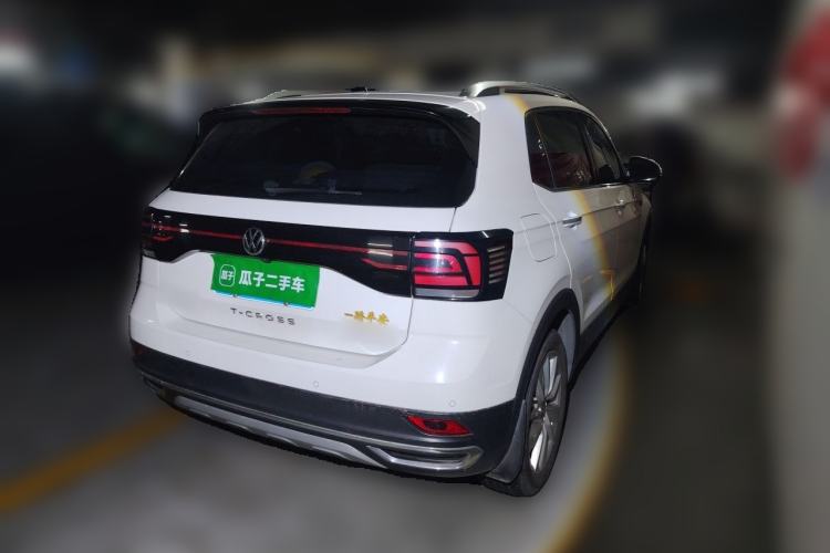 Used Volkswagen T-Cross 2021 280TSI DSG Comfort Edition Rear Right 45 Deg