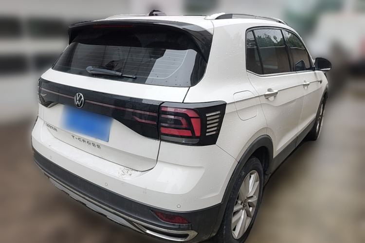 Used Volkswagen T-Cross 2021 1.5L Automatic Comfort Edition Rear Right 45 Deg