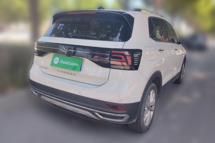 Used Volkswagen T-Cross 2021 1.5L Automatic Comfort Edition Rear Right 45 Deg