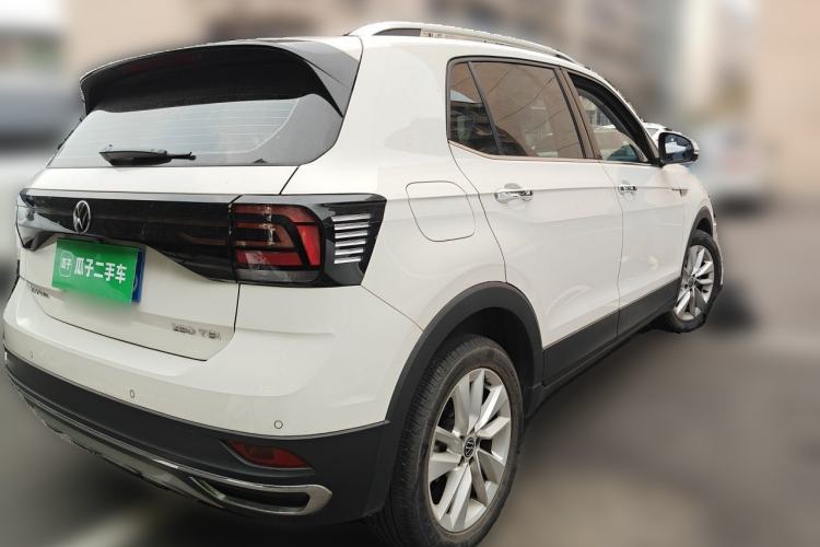 Used Volkswagen T-Cross 2021 280TSI DSG Comfort Edition Rear Right 45 Deg