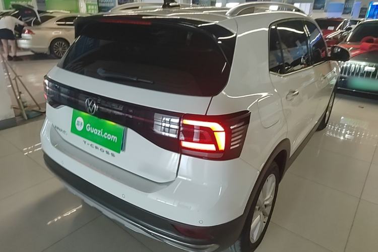 Used Volkswagen T-Cross 2021 280TSI DSG Comfort Edition Rear Right 45 Deg