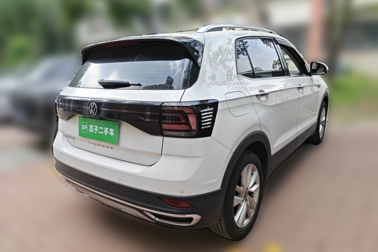 Used Volkswagen T-Cross 2021 1.5L Automatic Comfort Edition Rear Right 45 Deg