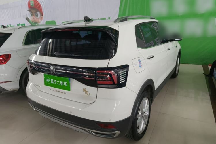 Used Volkswagen T-Cross 2021 280TSI DSG Comfort Edition Rear Right 45 Deg
