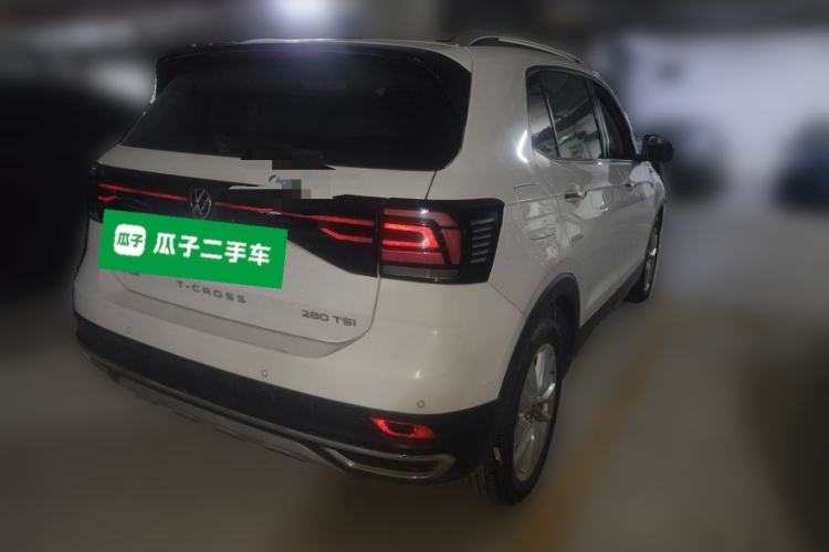 Used Volkswagen T-Cross 2021 280TSI DSG Comfort Edition Rear Right 45 Deg