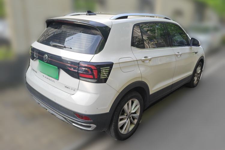 Used Volkswagen T-Cross 2021 280TSI DSG Comfort Edition Rear Right 45 Deg