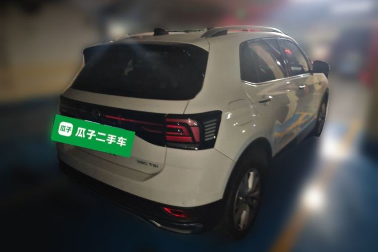 Used Volkswagen T-Cross 2021 280TSI DSG Comfort Edition Rear Right 45 Deg
