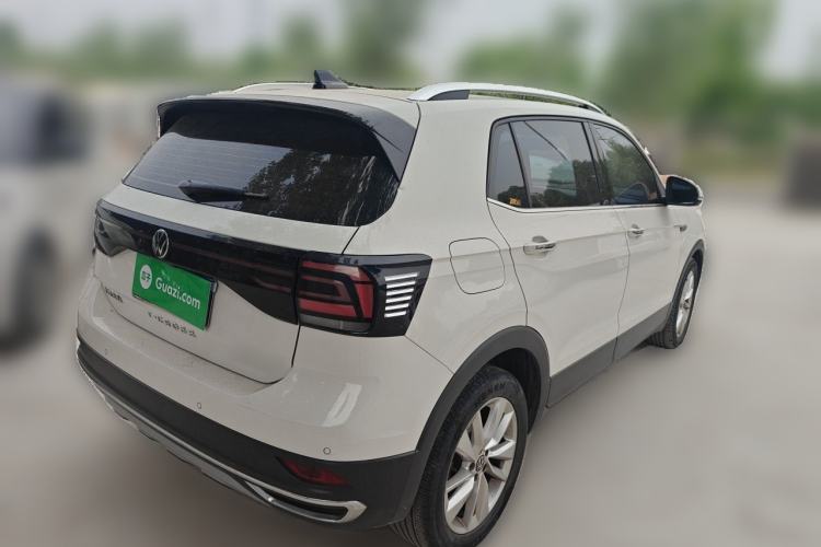 Used Volkswagen T-Cross 2021 280TSI DSG Comfort Edition Rear Right 45 Deg