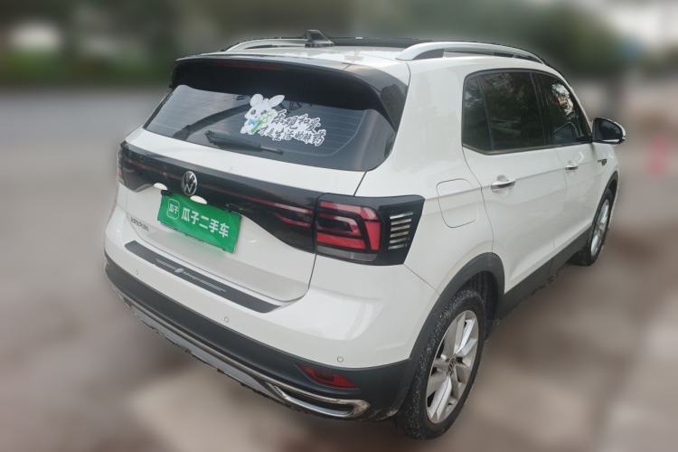 Used Volkswagen T-Cross 2021 1.5L Automatic Comfort Edition Rear Right 45 Deg