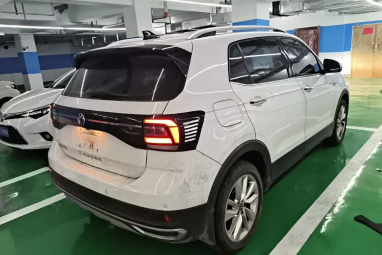 Used Volkswagen T-Cross 2021 1.5L Automatic Comfort Edition Rear Right 45 Deg