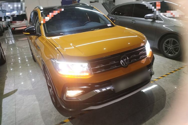 Used Volkswagen T-Cross 2021 280TSI DSG Luxury Edition Front Right 45 Deg