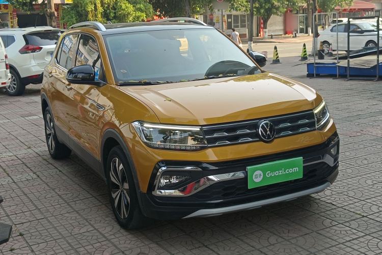 Used Volkswagen T-Cross 2021 280TSI DSG Luxury Edition Front Right 45 Deg