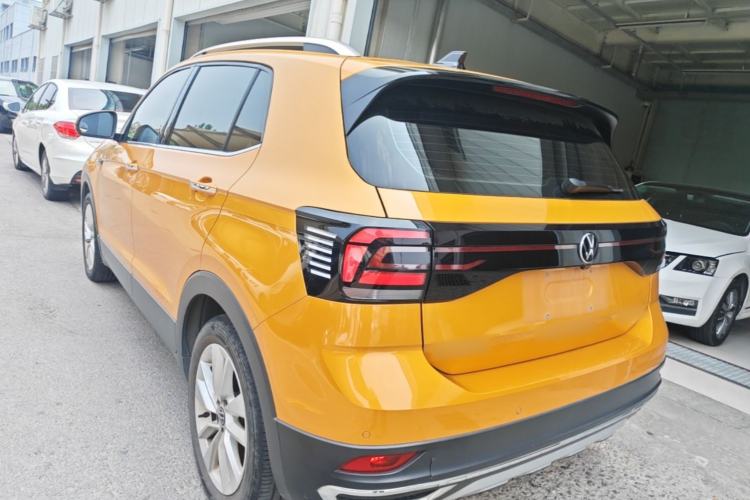 Used Volkswagen T-Cross 2021 280TSI DSG Comfort Edition Rear Left 45 Deg