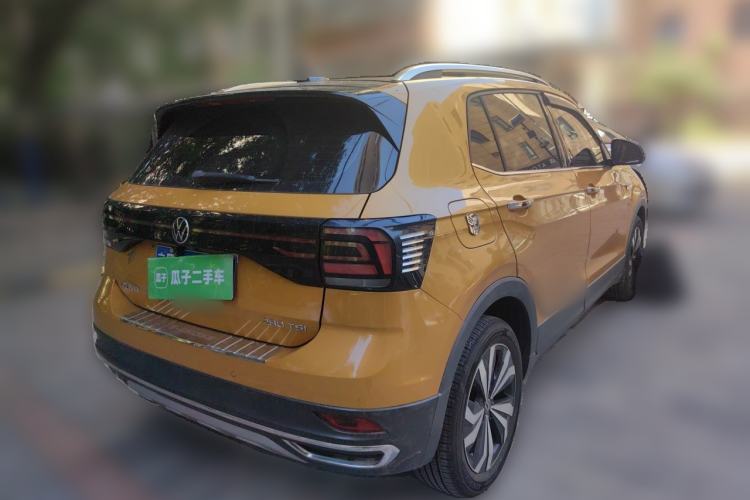 Used Volkswagen T-Cross 2021 280TSI DSG Luxury Edition Rear Right 45 Deg