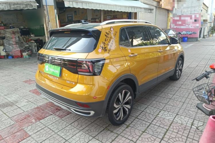 Used Volkswagen T-Cross 2021 280TSI DSG Luxury Edition Rear Right 45 Deg