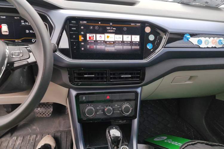 Used Volkswagen T-Cross 2022 1.5L Automatic Comfort Edition Audio And AC Panel