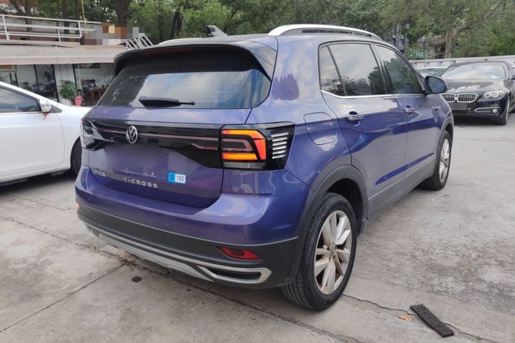 Used Volkswagen T-Cross 2022 1.5L Automatic Comfort Edition Rear Right 45 Deg