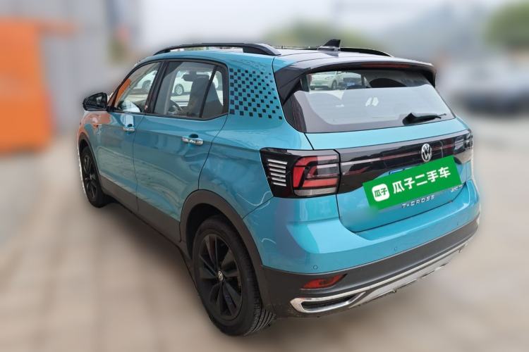 Used Volkswagen T-Cross 2022 280TSI DSG Luxury Edition Rear Left 45 Deg