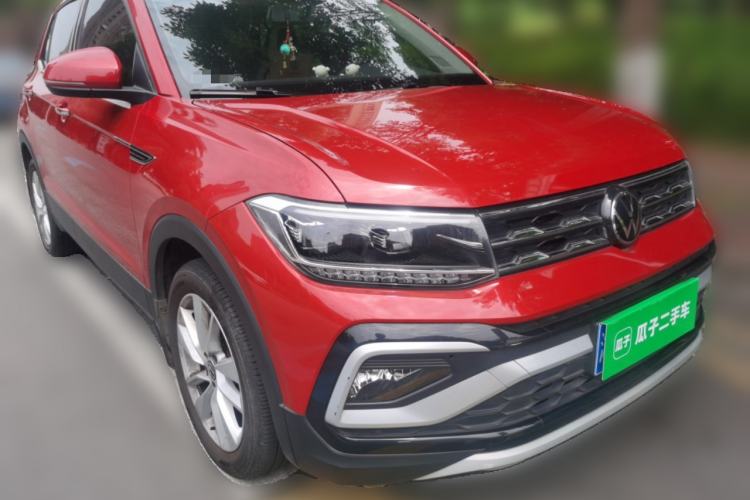 Used Volkswagen T-Cross 2022 280TSI DSG Comfort Edition Front Right 45 Deg