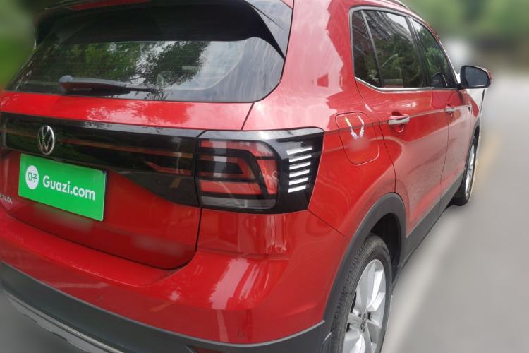Used Volkswagen T-Cross 2022 280TSI DSG Comfort Edition Rear Right 45 Deg