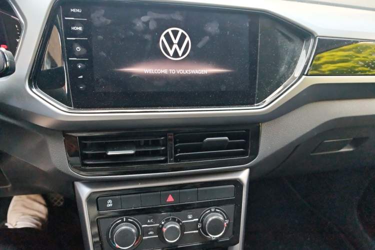 Used Volkswagen T-Cross 2022 1.5L Automatic Comfort Edition Audio And AC Panel