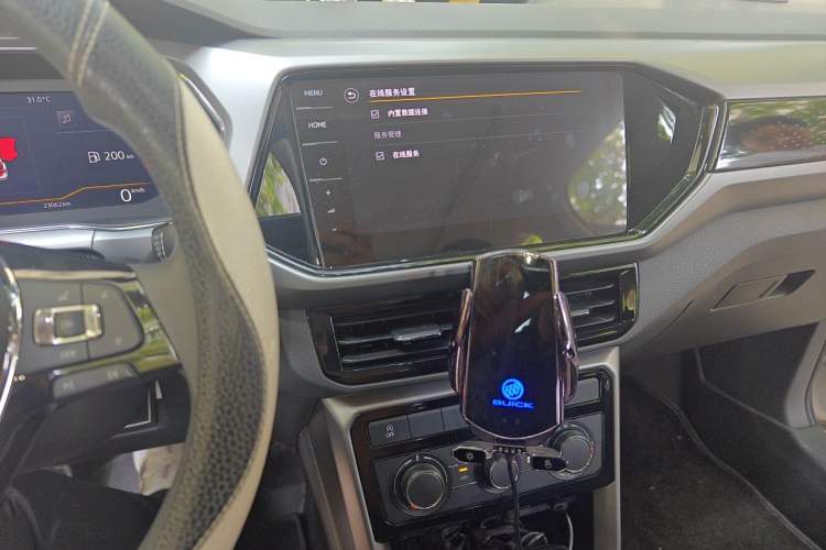 Used Volkswagen T-Cross 2022 1.5L Automatic Comfort Edition Audio And AC Panel