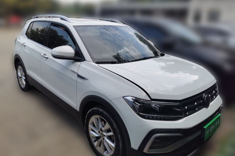 Used Volkswagen T-Cross 2022 1.5L Automatic Comfort Edition Front Right 45 Deg